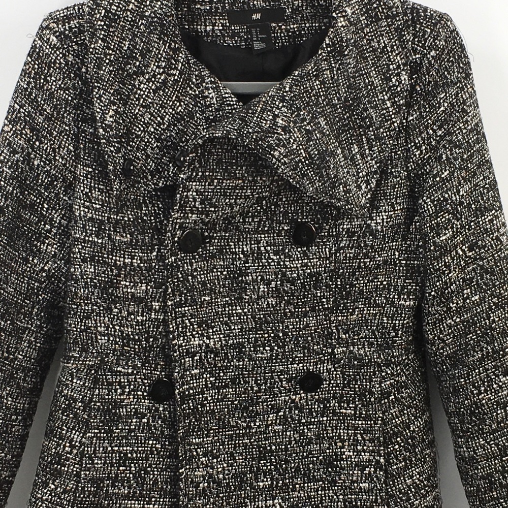 H&M Tweed Double Breasted Jacket 4 - Picture 3 of 12